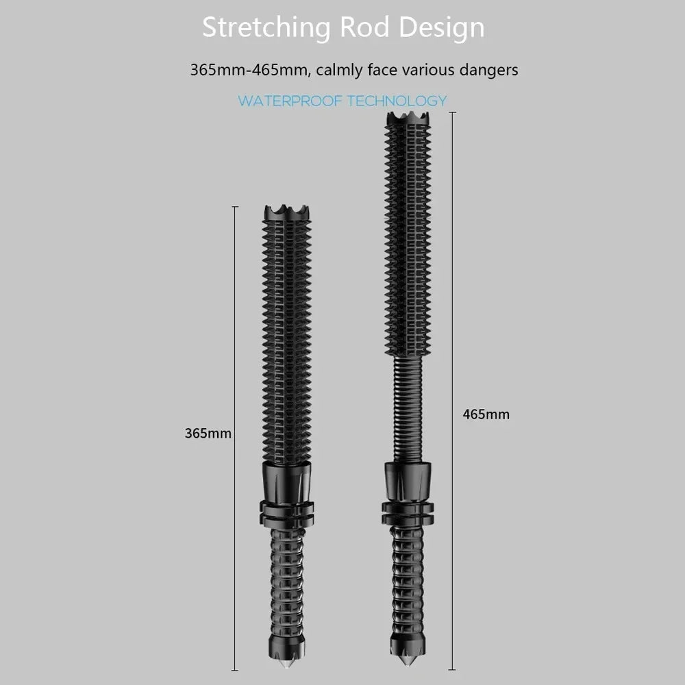 Extendable Tactical Flashlight Bat